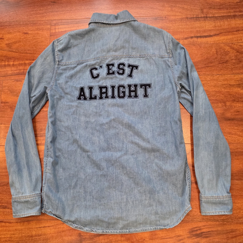 Zadig & Voltaire Stan Denim Shirt Men's Size S C'est Alright
